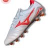 Mizuno Morelia Neo IV Beta Elite FG Football Boots – White Radiant Red Soccer Cleats