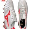 Mizuno Morelia Neo IV Beta Elite FG Football Boots – White Radiant Red Soccer Cleats