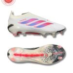 Adidas Predator Elite Laceless FG Football Boots – White Pink Red Soccer Cleats